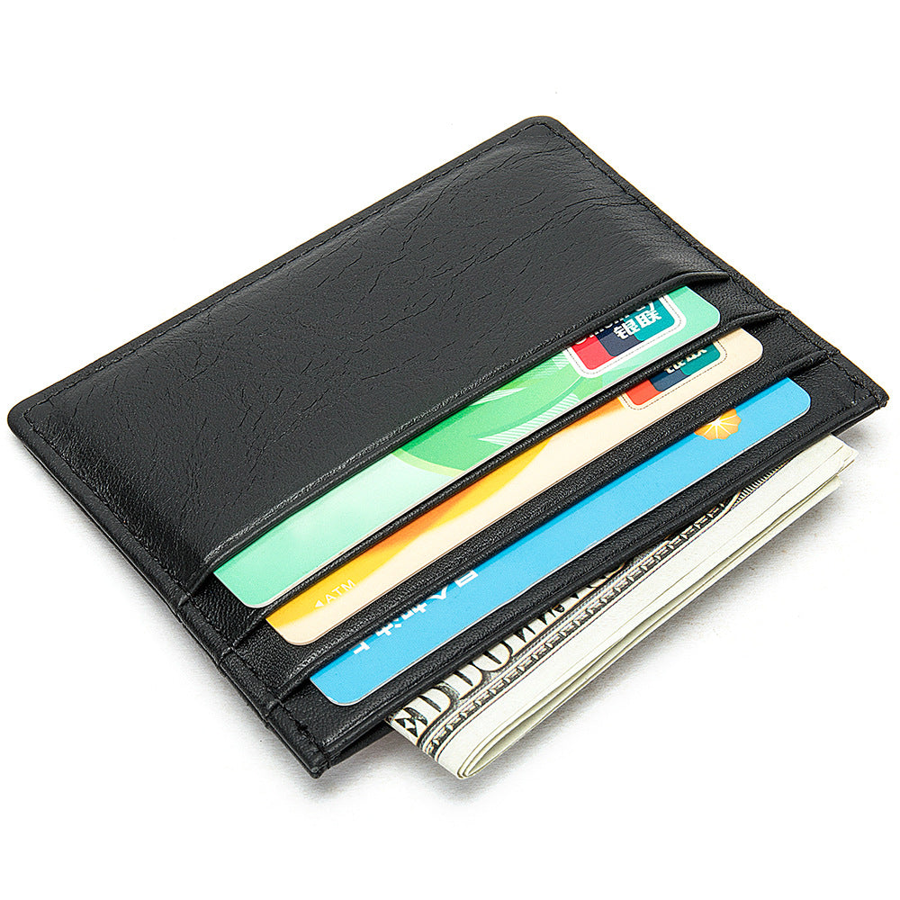Layer Cowhide Card Holder