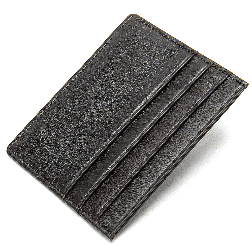 Layer Cowhide Card Holder