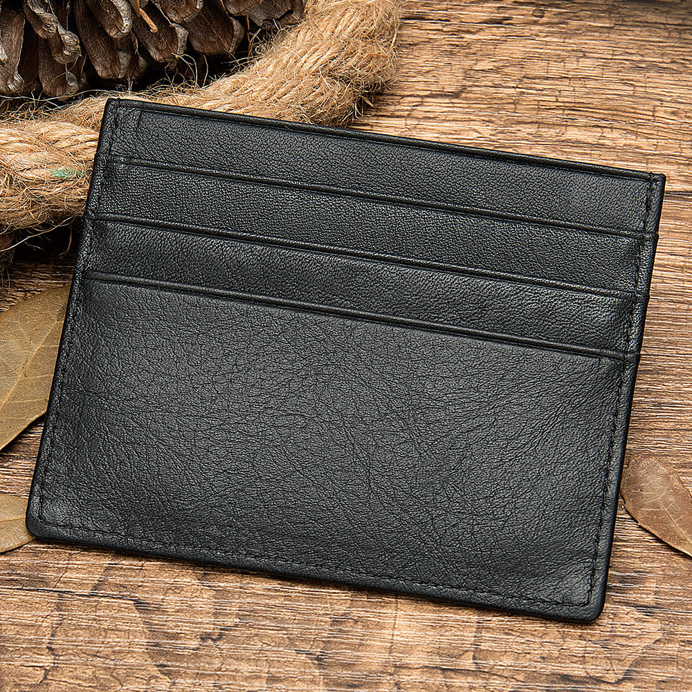 Layer Cowhide Card Holder